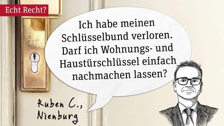 Schlüssel nachmachen – muss ich den Mieter informieren, wenn ich den Haustürschlüssel nachmache