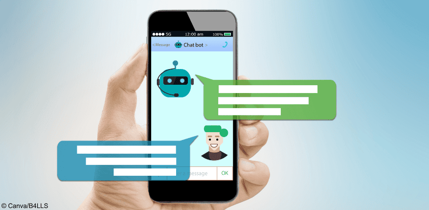 Ein Chat mit einem KI-Chatbot: Werden hier Persönlichkeitsrechte verletzt?