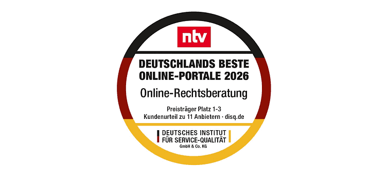Der Nachrichtensender ntv und das Deutsche Institut für Service-Qualität vergeben zum zehnten Mal den Preis für „Deutschlands Beste Online-Portale“. Das Portal Anwaltauskunft.de des Deutschen Anwaltvereins (DAV) wurde in der Kategorie „Online-Rechtsberatung“ ausgezeichnet.