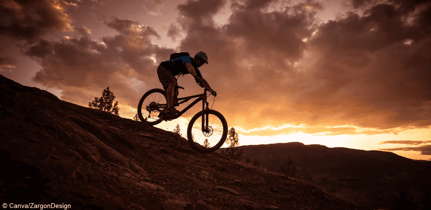 Schneller Mountainbiker – Kollision auf dem Waldweg